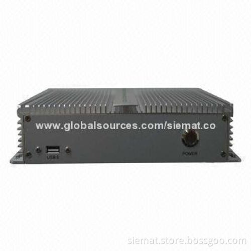 Sized 214*200*55mm Fanless Industrial Computer with 2GB RAM
